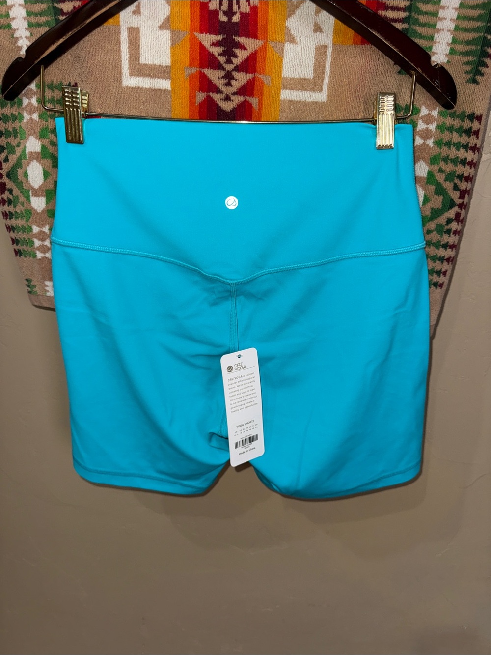 Crz yoga shorts size xl -spectral blue